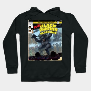 MSAB! BlackPanther Blackout distressed poster image Hoodie